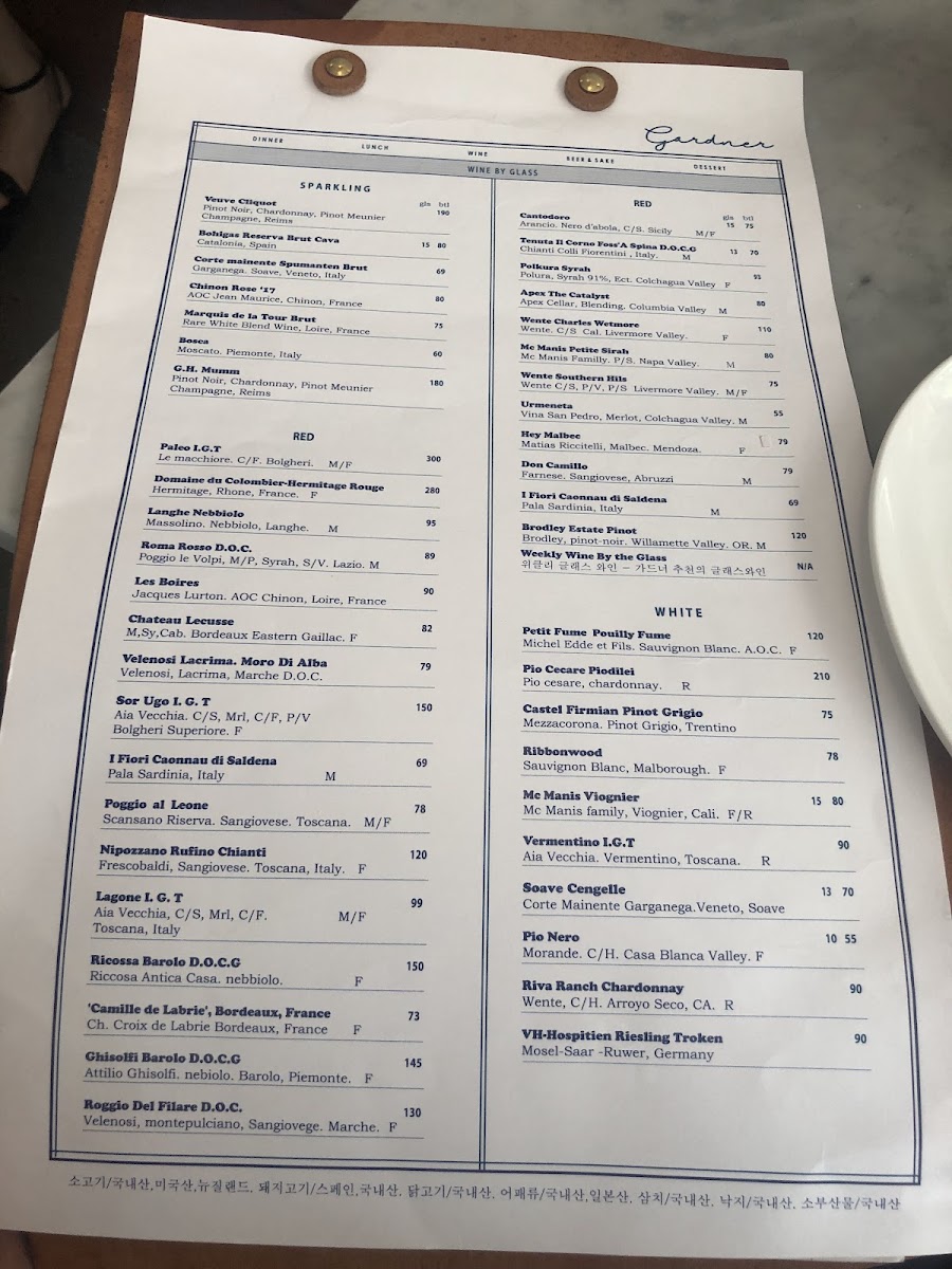 Menu Gardener Adria-6